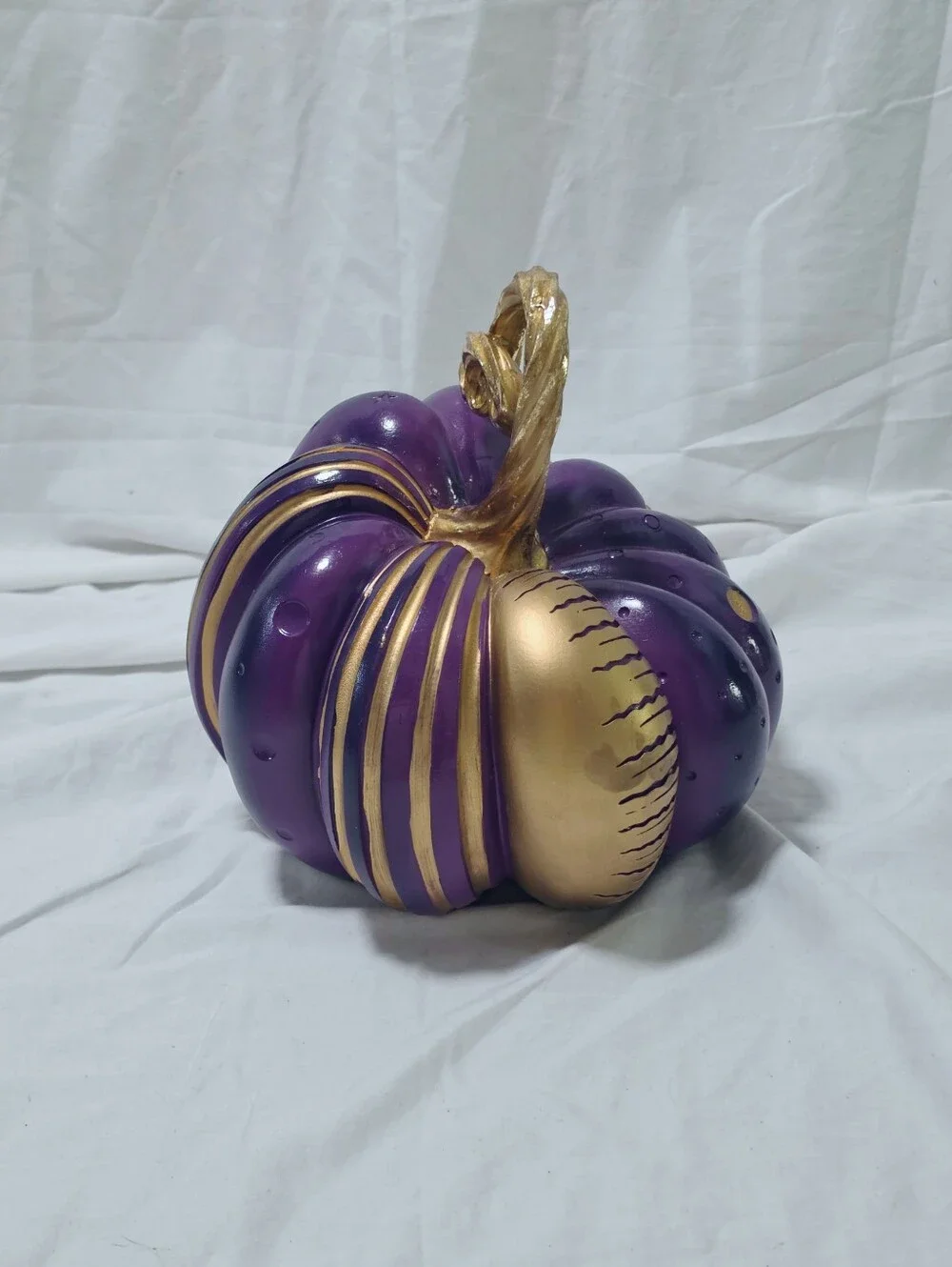 Celestial Moon Ceramic Halloween Pumpkin